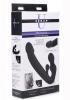 Tri-Volver 7X Vibrating Strapless Strap On Black Sex Toy Product Image 3