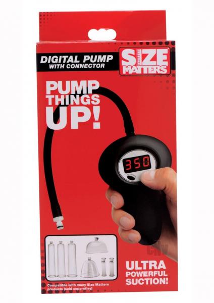 Size Matters Digital Pump With Connector Sex Toy Product