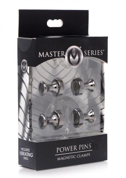 Power Pins Magnetic Nipple Clamps Set Sex Toy Product