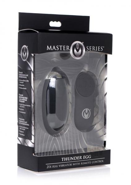 Thunder Egg 21X Silicone Vibrator With Remote Control Sex Toy Product