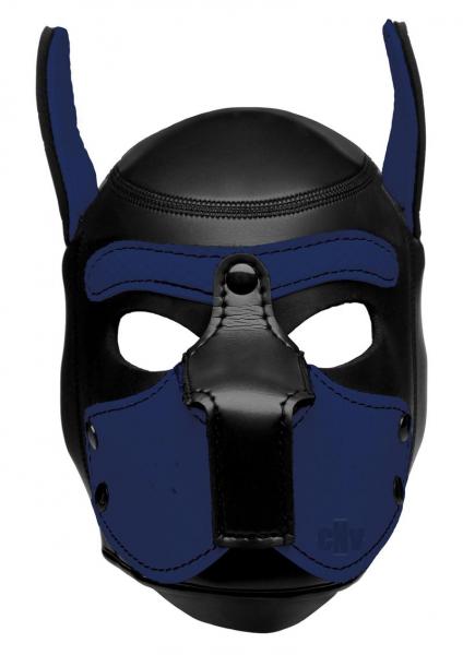 Spike Neoprene Puppy Hood Blue O/S Sex Toy Product