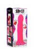Squeeze-It Squeezable Wavy Dildo Pink Sex Toy Product Image 3