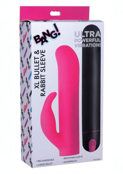 Bang Xl Bullet And Rabbit Sleeve Pink Sex Toy Product