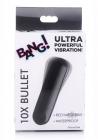 Bang 10x Metallic Bullet Black Sex Toy Product