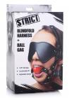 Strict Blindfold Harness W/gag Sex Toy Product