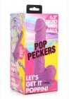 Pop Peckers Dildo W/balls 6.5 Purple Sex Toy Product