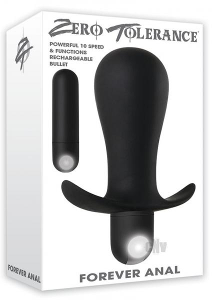 Forever Anal Butt Plug Black Sex Toy Product
