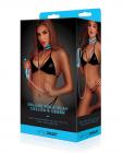 Whip Smart Glow In The Dark Deluxe Role-play Collar & Leash - Blue Sex Toy Product