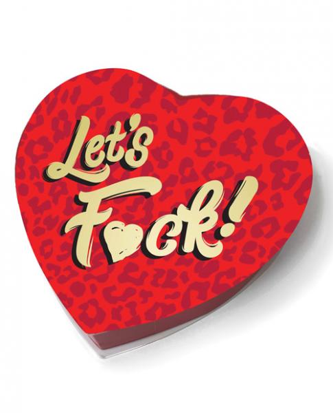 Let's F*ck Heart Box Of Chocolates 1.76oz Sex Toy Product
