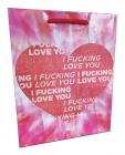I F*cking Love You Heart Valentines Gift Bag Sex Toy Product