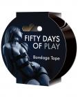 Fifty Days Of Play Bondage Tape Black Sex Toy Product