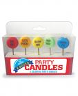 X-Rated Party Candles 5 Colorful Candles Sex Toy Product