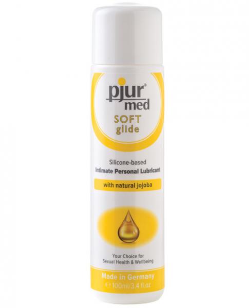 Pjur Med Soft Glide Silicone Lubricant 3.4oz Bottle Sex Toy Product