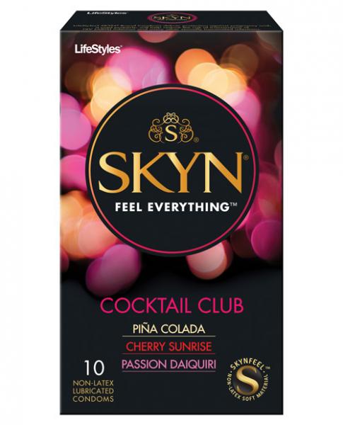 Skyn Cocktail Club Condoms - Box Of 10 Sex Toy Product