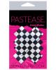 Pastease Checker Cross X Black White Pasties O/S Sex Toy Product Image 2
