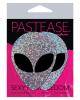 Pastease Silver Glitter Alien With Black Eyes Pasties Sex Toy Product Image 2