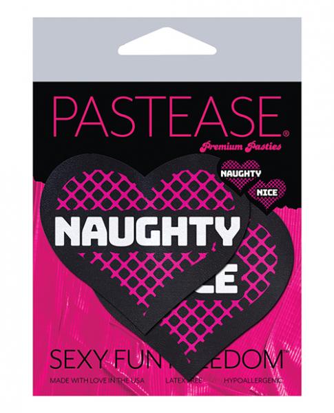 Pastease Naughty & Nice Hearts - Black/pink O/s Sex Toy Product