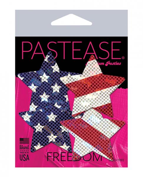 Pastease Premium Petites Glittering Stars & Stripes  - Red/white/blue O/s Sex Toy Product