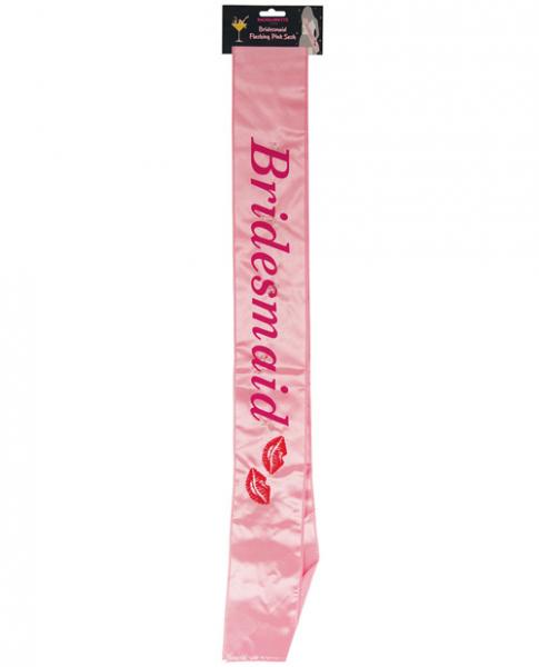 Bridesmaid Flashing Sash Kisses Pink Sex Toy Product