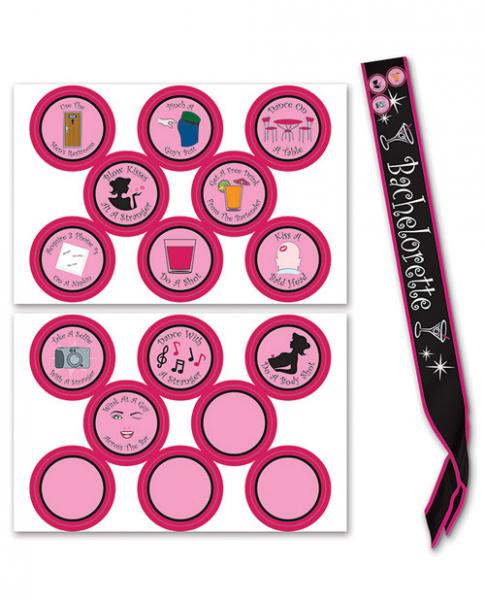 Bachelorette Sash & Stick On Badges Sex Toy Product