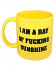 Attitude Mug I Am A Ray Of F*cking Sunshine Yellow Sex Toy Product