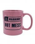 Attitude Mug Warning Hot Mess - 22 Oz Sex Toy Product