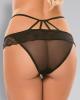 Adore Angel Crotchless Panty Black O/S Sex Toy Product Image 3