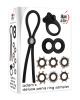 Adam & Eve Adam's Deluxe Penis Ring Sampler - Black/smoke Sex Toy Product Image 2