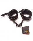 Porn Hub Silicone Wrist Buckles Black Handcuffs Sex Toy Product