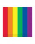 Pride Luncheon Napkins - Rainbow Pack Of 16 Sex Toy Product
