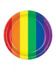 Pride Plates - Rainbow Pack Of 8 Sex Toy Product