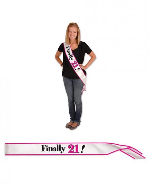 Finally 21! Satin Sash Sex Toy Product