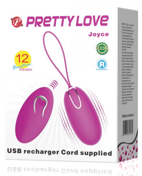 Pretty Love Joyce Purple Bullet Vibrator Sex Toy Product