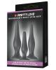 Pretty Love Beginner's Mini Anal Kit Black Set Of 3 Sex Toy Product Image 2