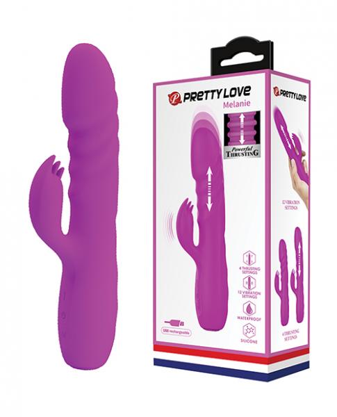 Pretty Love Melanie Thrusting Rabbit - Fuchsia Sex Toy Product