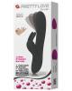 Pretty Love Dylan Bunny Ears Come Hither Rabbit Vibrator Black Sex Toy Product Image 2