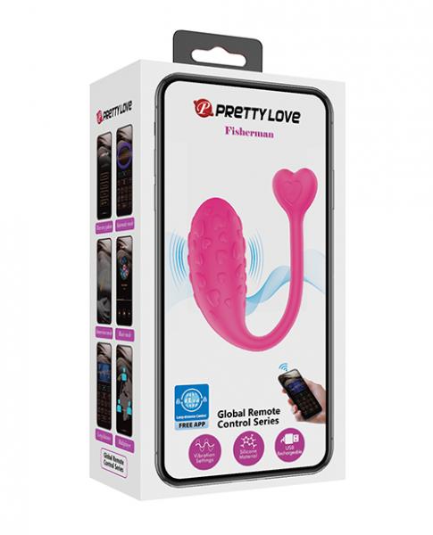 Pretty Love Fisherman Vibrating Egg - Hot Pink Sex Toy Product