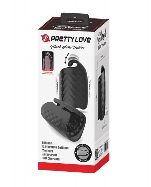 Pretty Love Vibrating Glans Trainer - Black Sex Toy Product