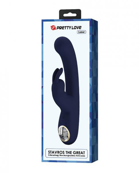 Pretty Love Lamar Led Digital Display Rabbit - Blue Sex Toy Product