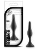 Luxe Beginner Plug Small Black Sex Toy Product Image 3