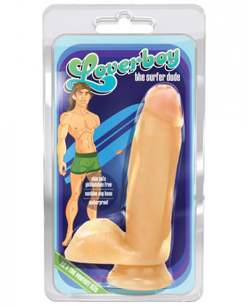 The Surfer Dude Dildo with Suction Cup Beige Sex Toy Product