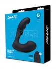 Blue Line Vibrating Prostate Prober W/remote - Black Sex Toy Product