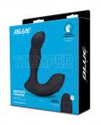 Blue Line Vibrating Prostate Thumper W/remote - Black Sex Toy Product