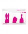 Palm Power Palm Pocket Extended Accessories - 3 Silicone Heads Pink Sex Toy Product