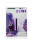 Mini Bullet Rechargeable Bullet - 9 Functions Purple Sex Toy Product