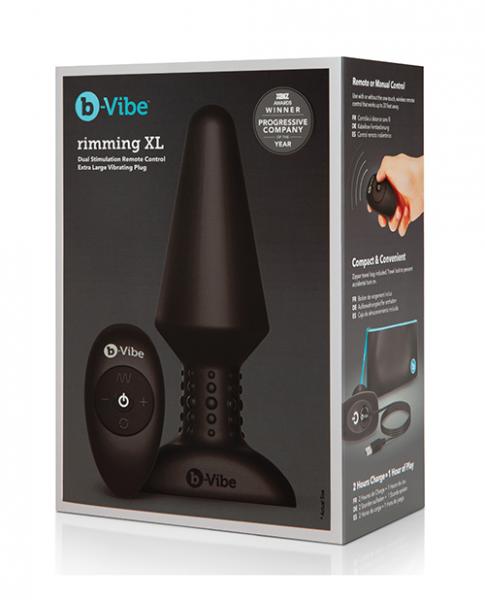 B-vibe Rimming Plug Xl - Black Sex Toy Product