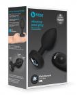 B-vibe Remote Control Vibrating Jewel Plug (m/l) - Black Sex Toy Product
