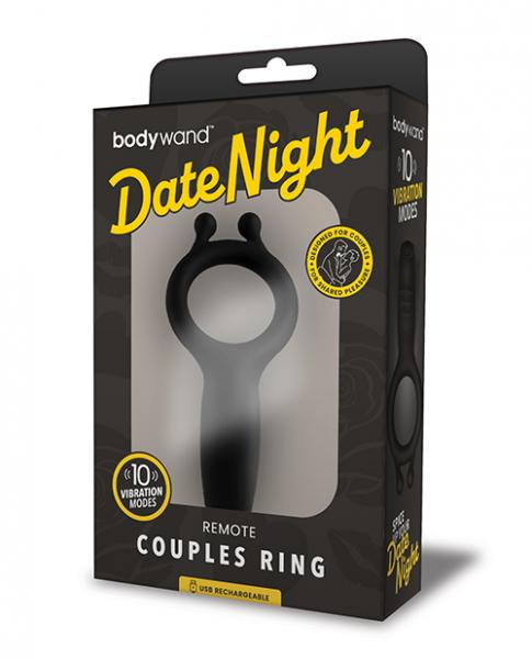 Xgen Bodywand Date Night Remote Couples Ring - Black Sex Toy Product
