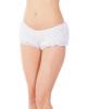 Ruffle Shorts Back Bow Detail White O/S Sex Toy Product Image 1