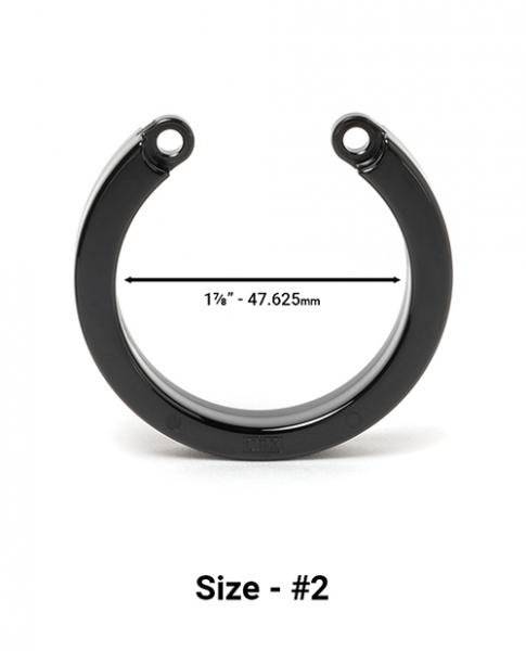 Cock Cage U-ring #2 - Black Sex Toy Product